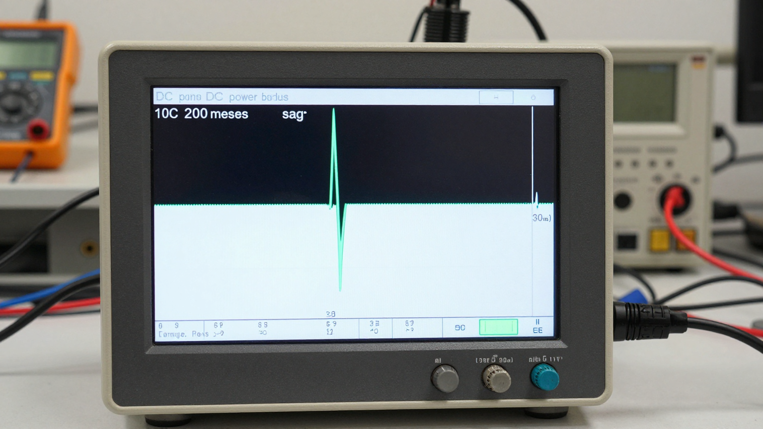 Diagram showing correct wiring and fusing for a 12V 24V DC air conditioner integration in an industrial cabinet.