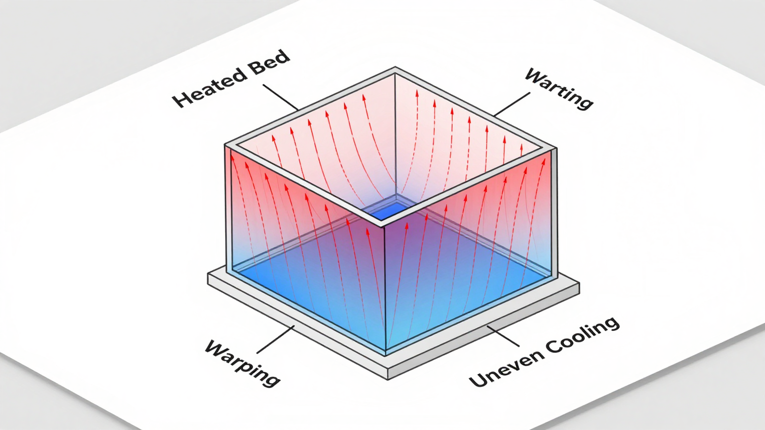 PHOTO: industrial 3D printer with enclosed heated chamber showing temperature control panel and insulated walls
