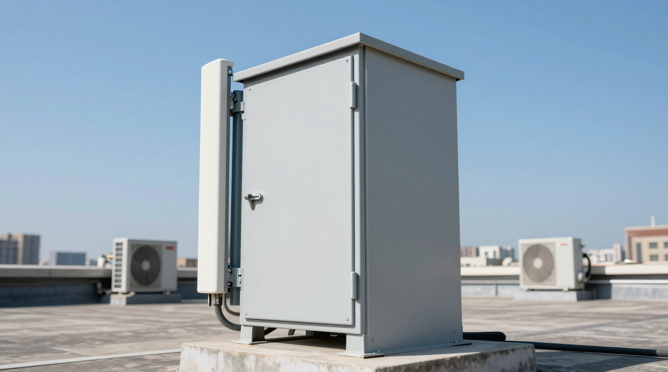 Close-up of a variable-speed miniature DC compressor, the core component for active cooling systems.