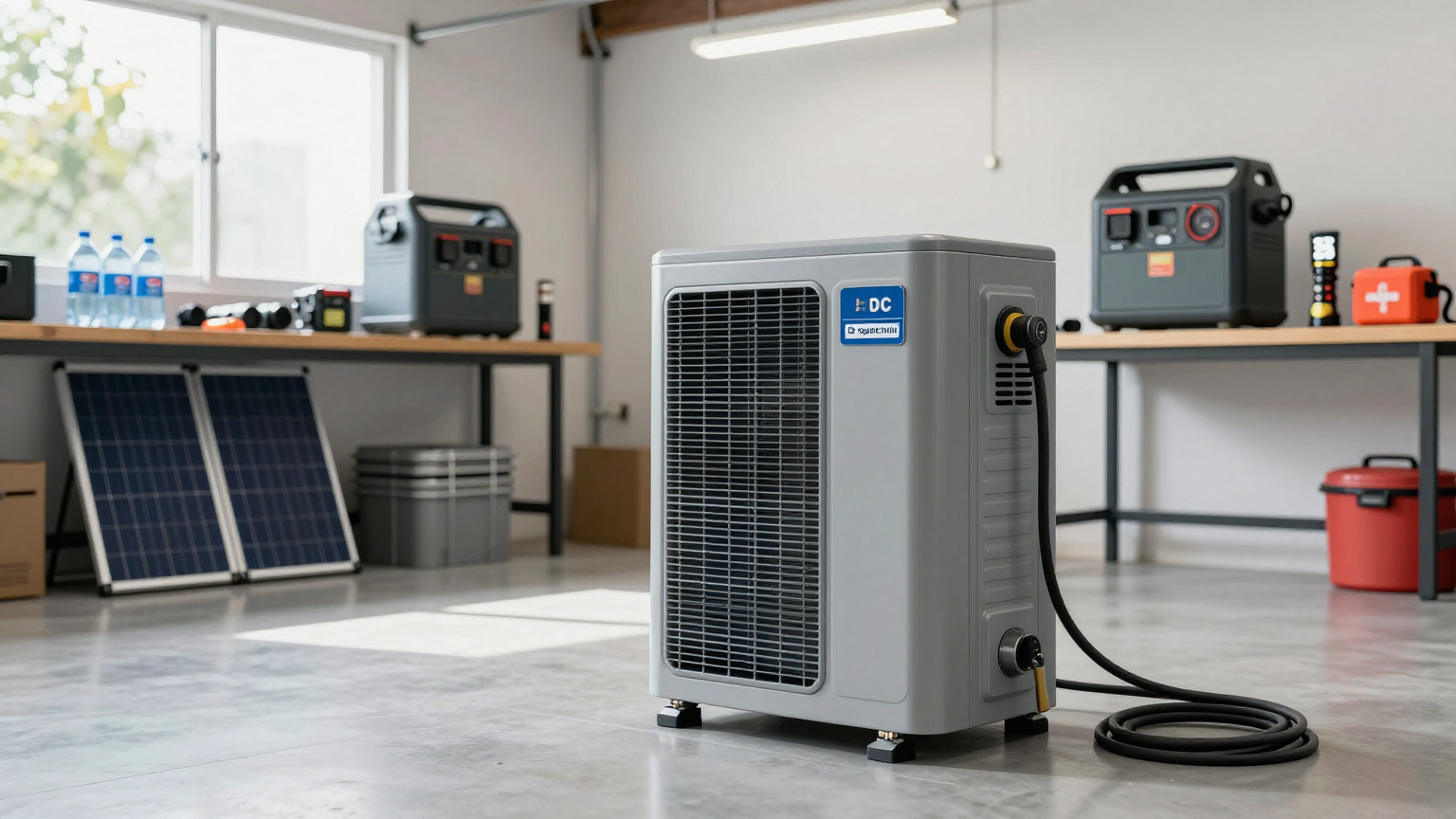 Family safe and cool during blackout