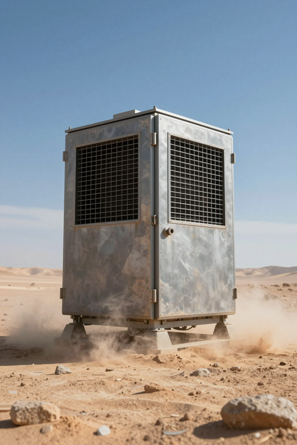 Technician inspecting enclosure seals for closed loop cooling basics