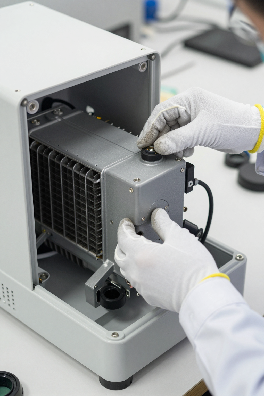 Diagram showing the thermal loop of a medical cooling device.