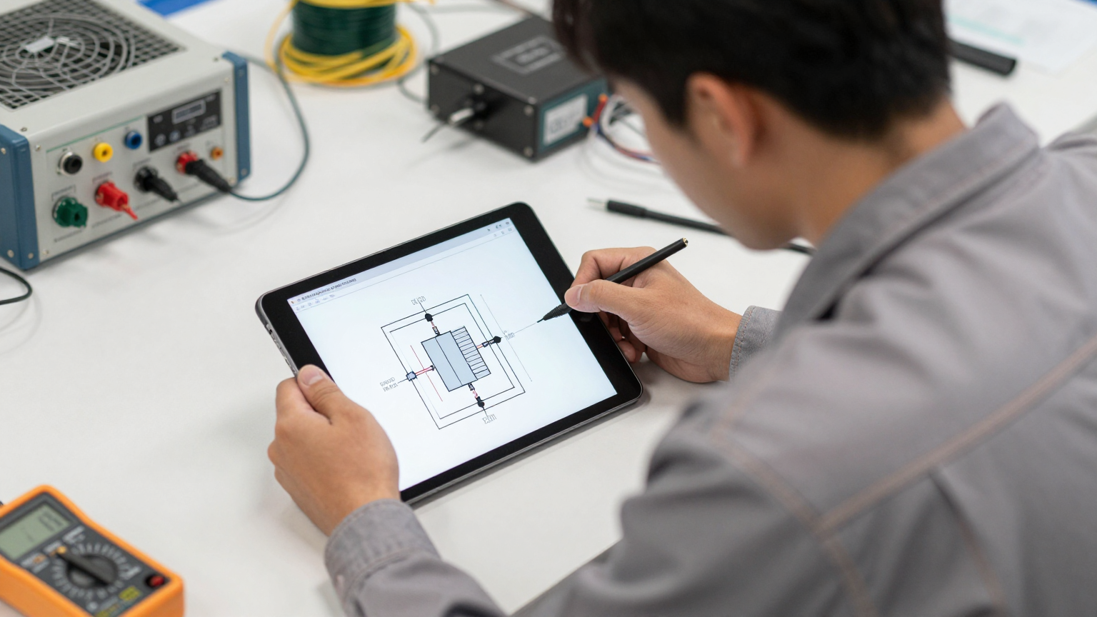 A diagram showing the inefficient power path of a DC to AC inverter powering an AC unit versus the direct path of a DC air conditioner.