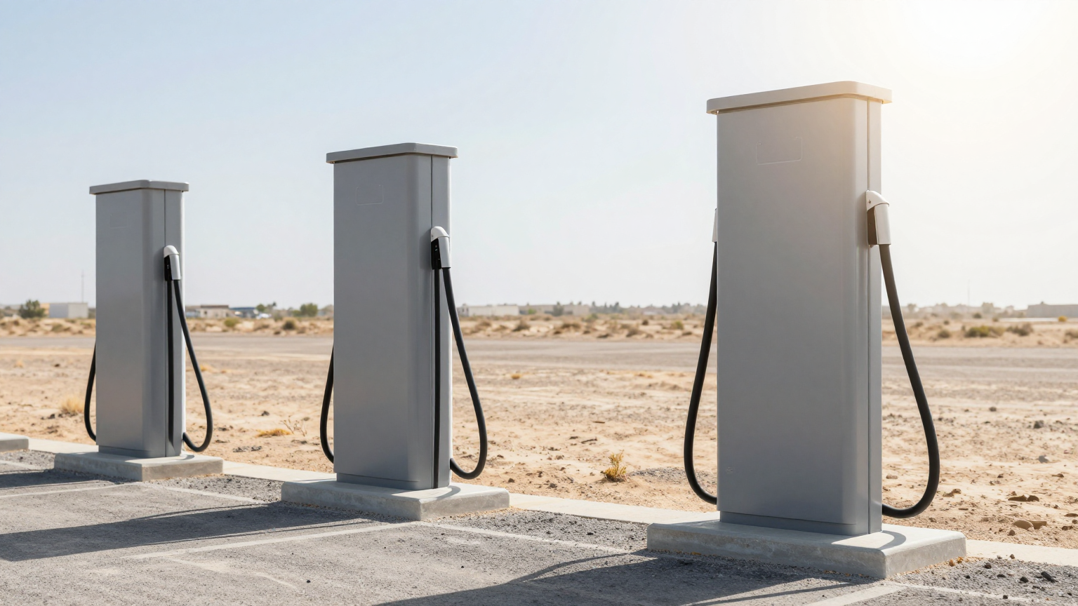 Sealed EV charging pile with IP65 rating and integrated cooling