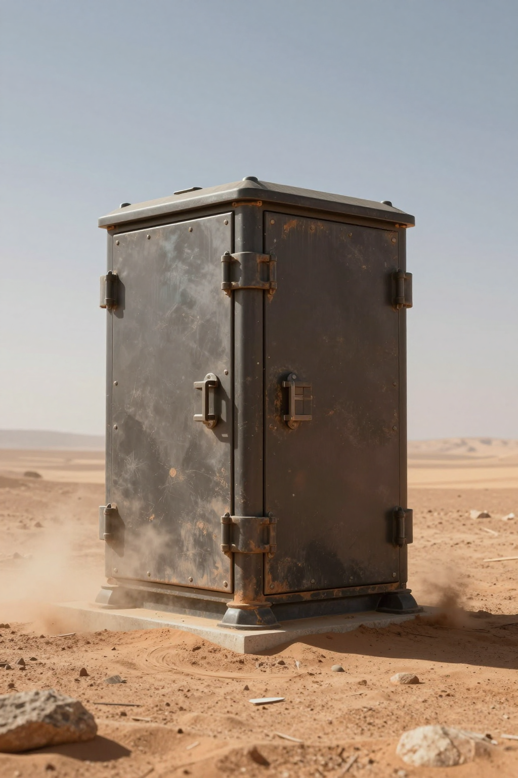 Diagram of closed-loop cooling airflow for harsh environment electronics