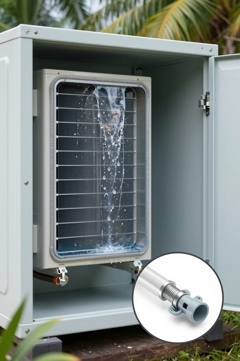 tropical humidity sealed cabinet cooling maintenance