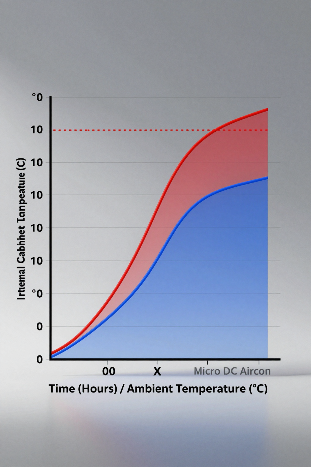 Micro AC for PLC cabinet preventing overheating in a remote deployment