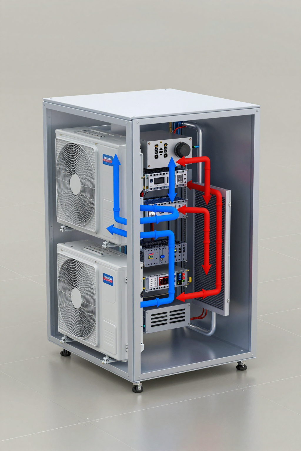 micro ac for telecom cabinet installed in outdoor enclosure