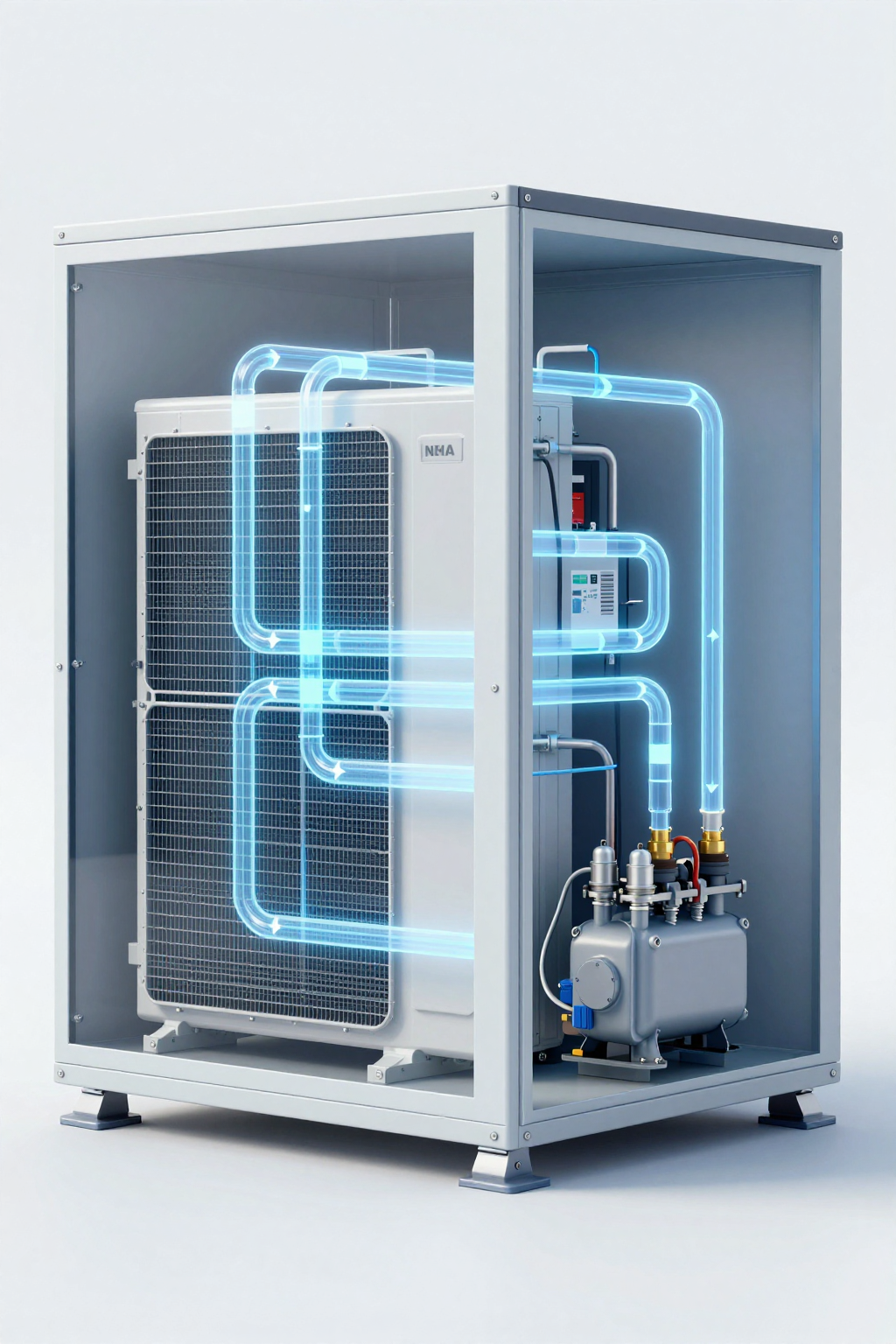 Comparison of thermoelectric vs micro DC air conditioner efficiency graph