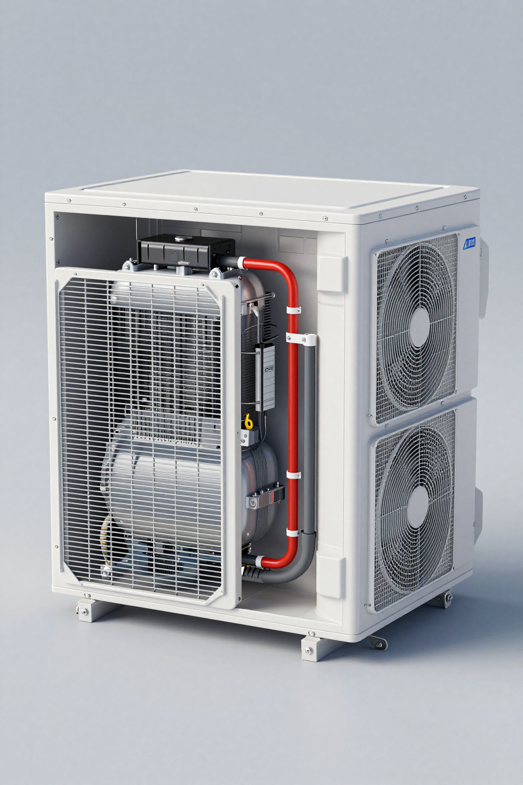 Diagram of gasket compression forces on a panel mount enclosure