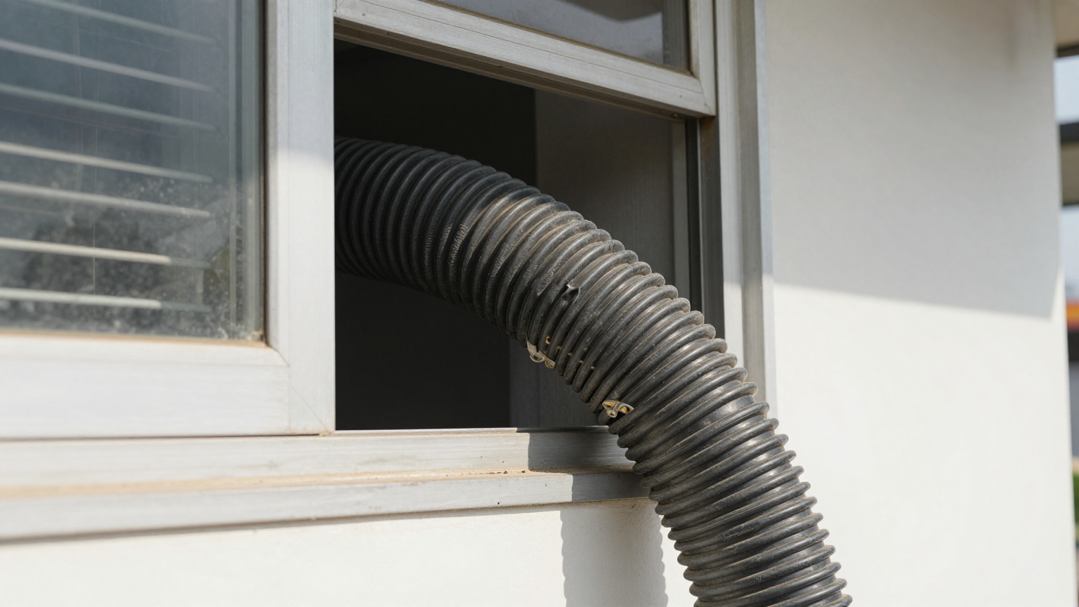 Thermal camera visualization of hot air recirculation under a desk