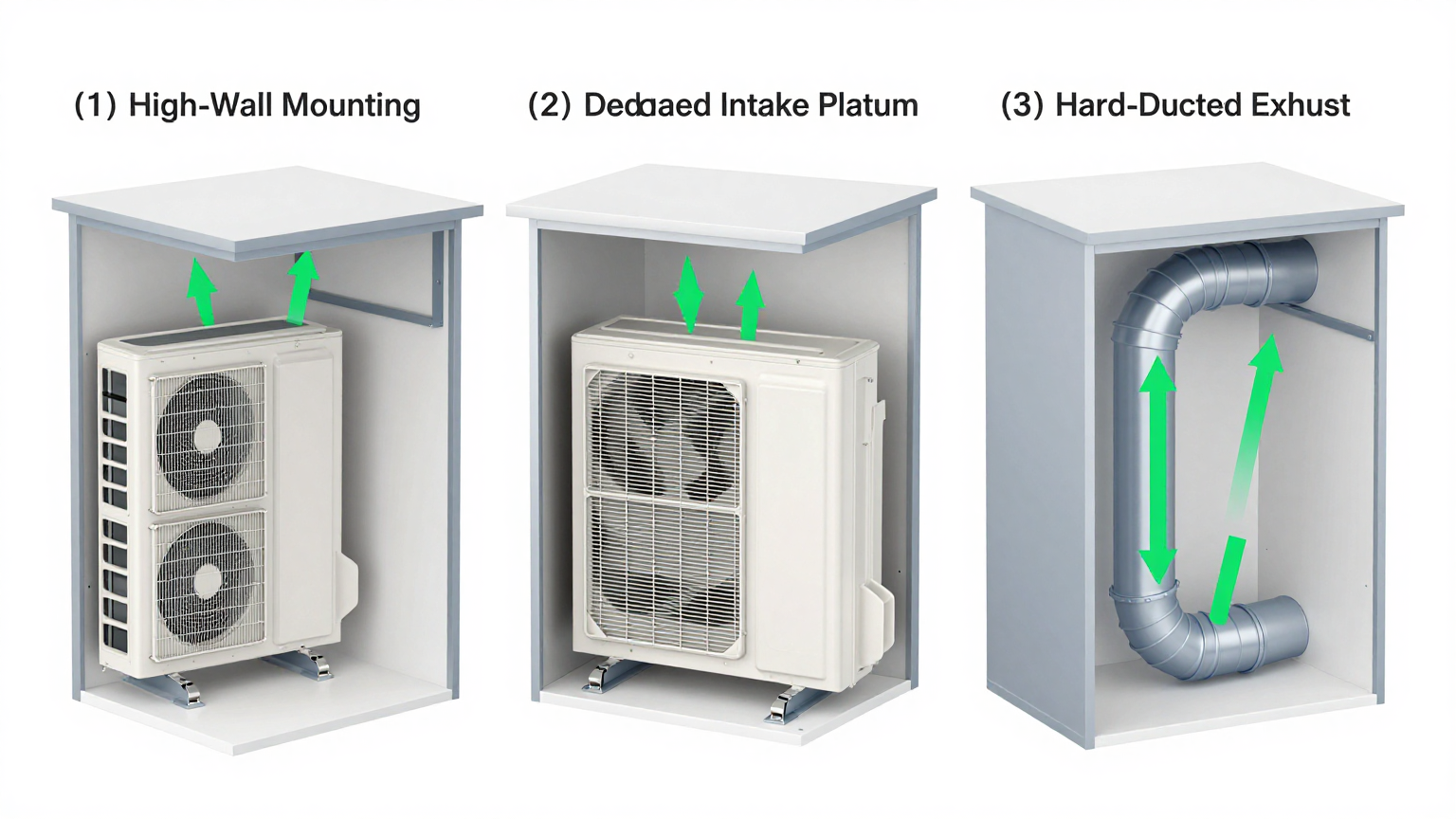 Photo of a crushed exhaust hose venting through a sliding window