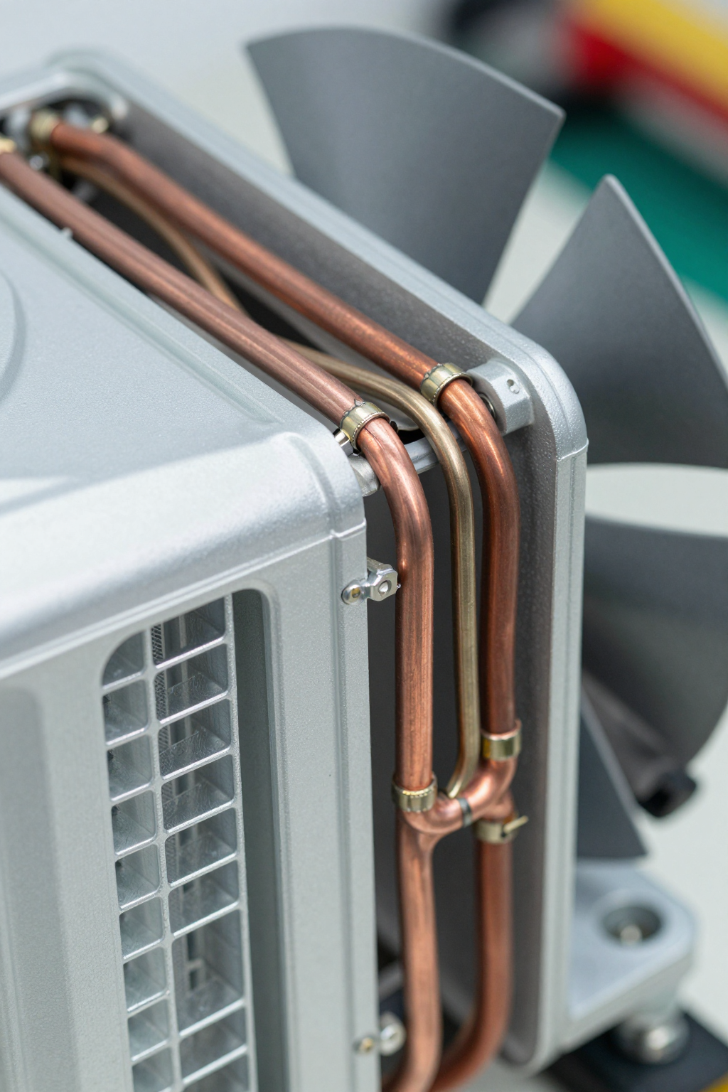Portable cooling unit mounted inside a rugged off-road vehicle cabin