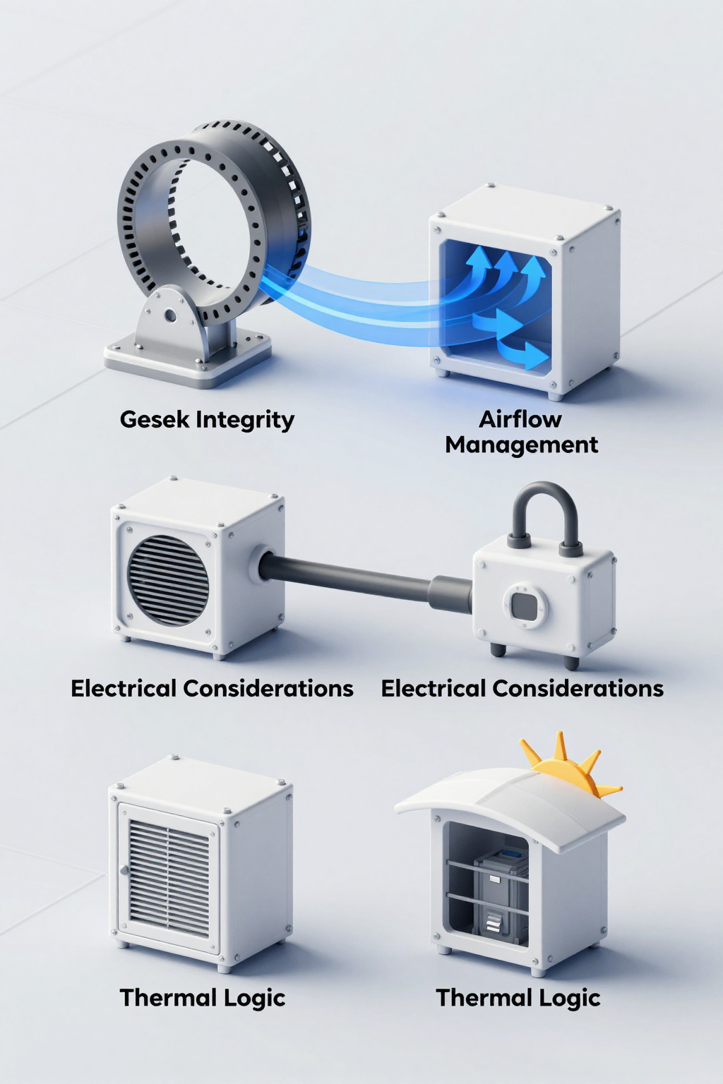 Technical checklist for installing sealed outdoor enclosure cooling systems