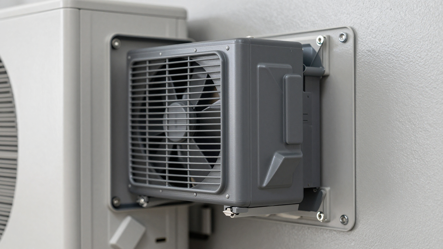 An engineer using a thermal camera to identify hot spots on electronic components inside a cabinet.