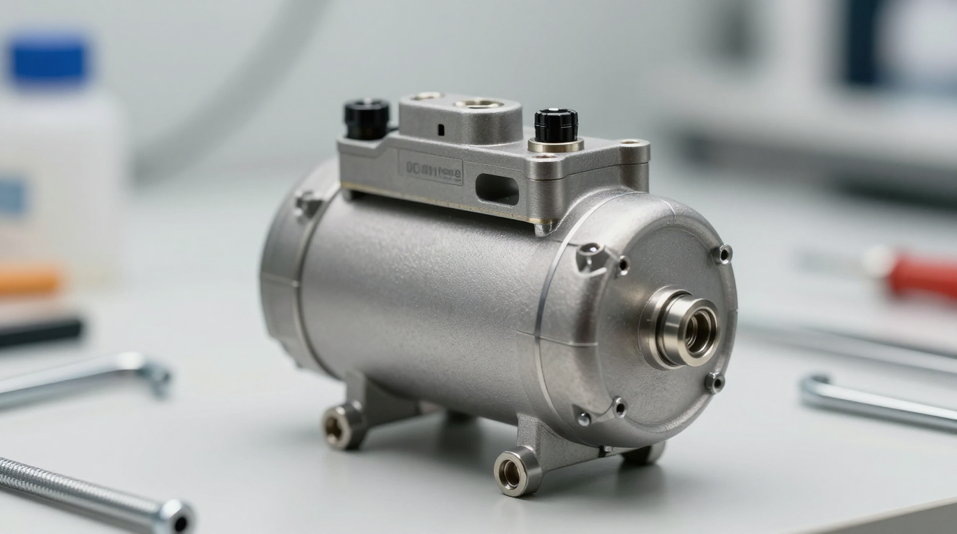 A diagram showing heat buildup in a compact electronic enclosure, leading to component overheating.