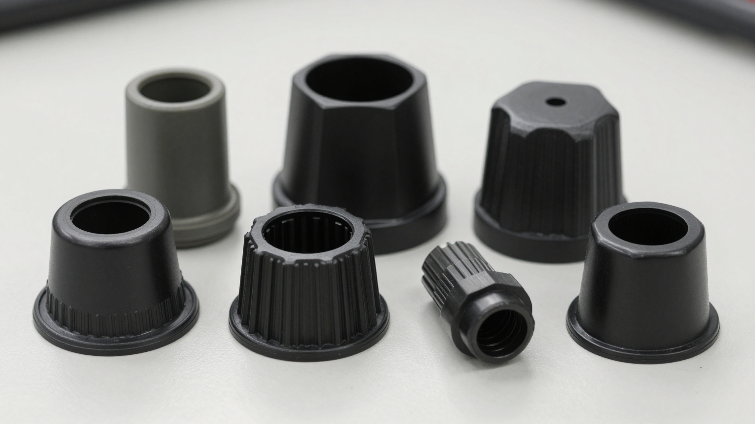 A quick disconnect fitting clogged with dirt and debris, illustrating a common cause of flow restriction.