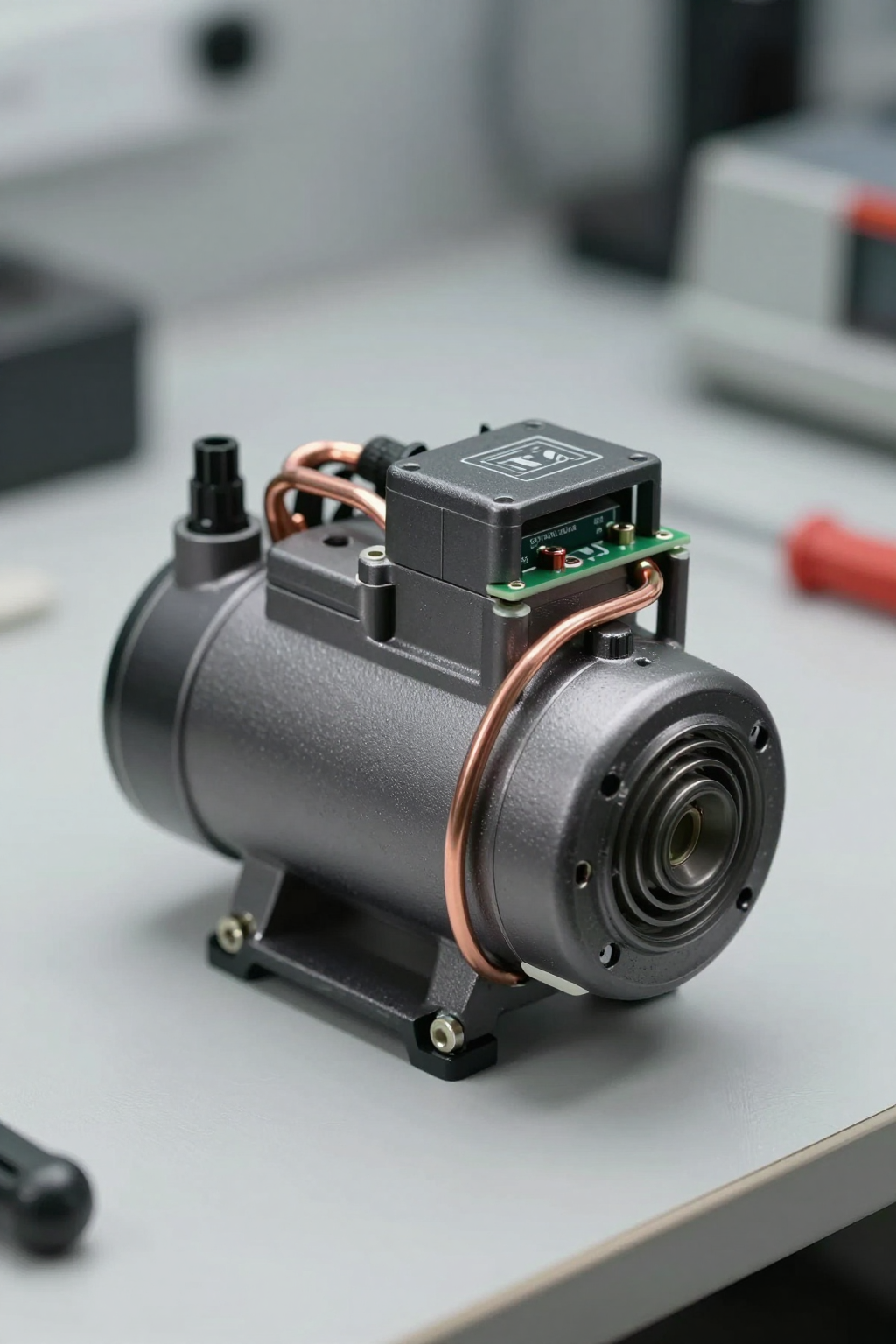 Diagram showing thermal challenges in a UAV sensor payload at high altitude.